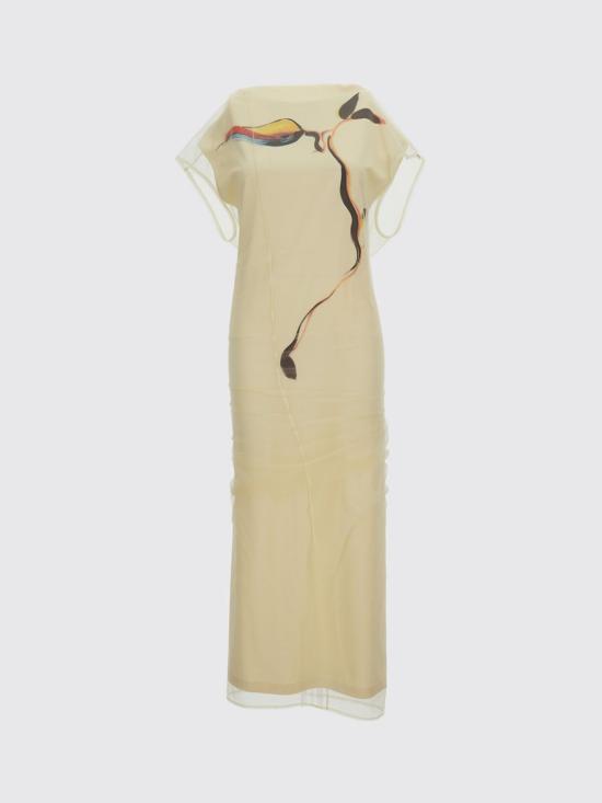 26SS 스포트막스 롱 원피스 2612621093600 001 Yellow - SPORTMAX