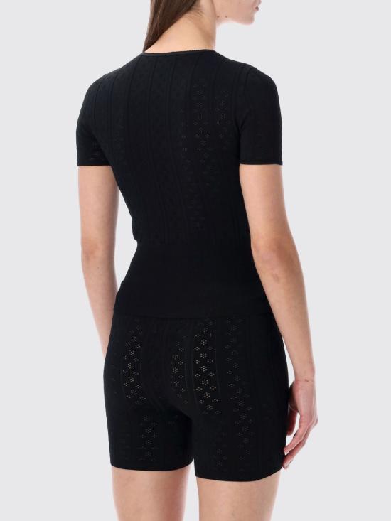 26SS JW앤더슨 반팔 티셔츠 KW1477YN0309 999 Black - JW ANDERSON