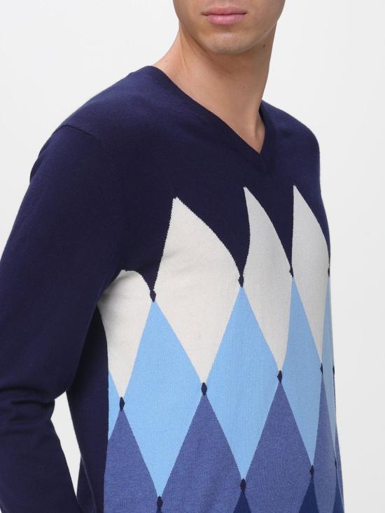 26SS 발렌타인 스웨터 B2P00114CA8 93535 Blue - BALLANTYNE