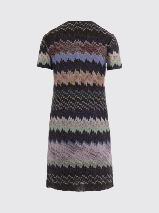 26SS 미소니 롱 원피스 DS26SG1OBR014W SM9YN Black - MISSONI