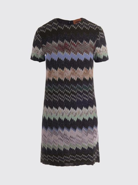 26SS 미소니 롱 원피스 DS26SG1OBR014W SM9YN Black - MISSONI