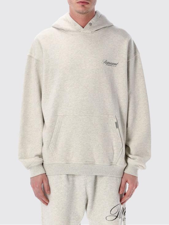 26SS 리프레젠트 후드 티셔츠 OCM41200 30 Cream