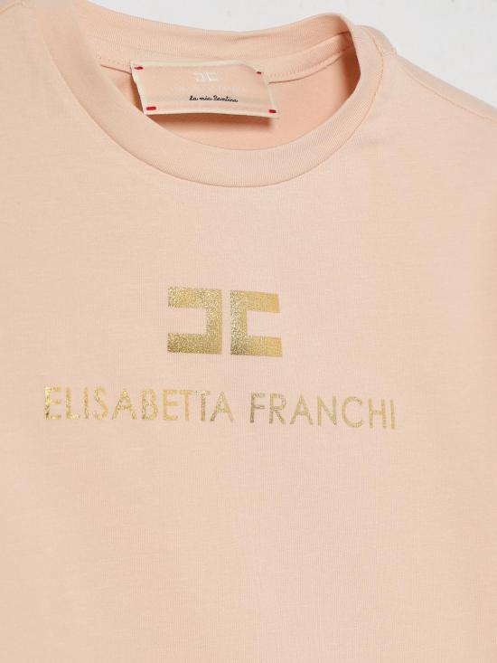 26SS [키즈] 엘리자베타프랜치 티셔츠 EFTS2600JE006 C125 Pink - ELISABETTA FRANCHI