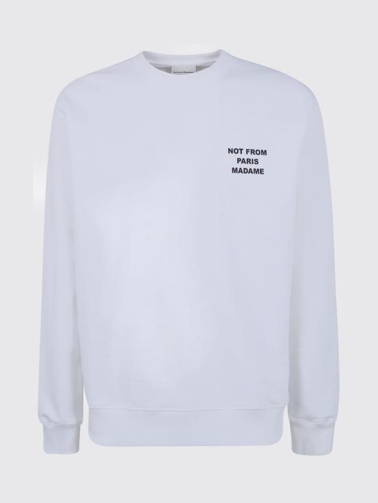 26SS 드롤드무슈 긴팔 티셔츠 PERMSW149CO127 White - DROLE DE MONSIEUR