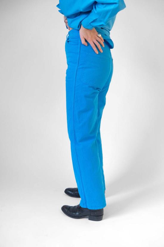  제시 캄 스트레이트 팬츠 225 팬츠 풀 블루 - JESSE KAMM