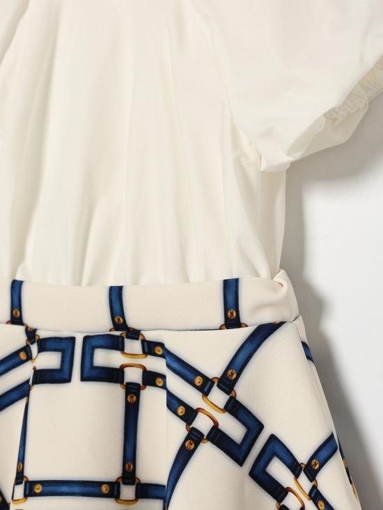 26SS [키즈] 엘리자베타프랜치 원피스 EGAB2370GAE01 D871 Butter - ELISABETTA FRANCHI