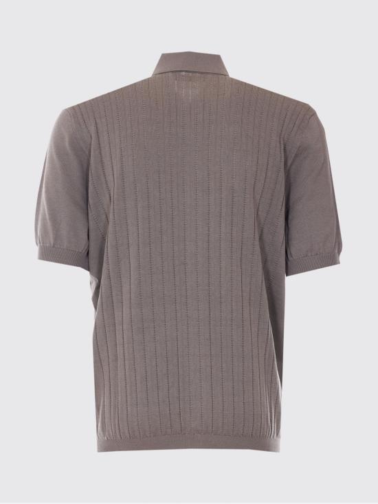 26SS 브루넬로 쿠치넬리 폴로 티셔츠 M29204006 C7942 Brown - BRUNELLO CUCINELLI