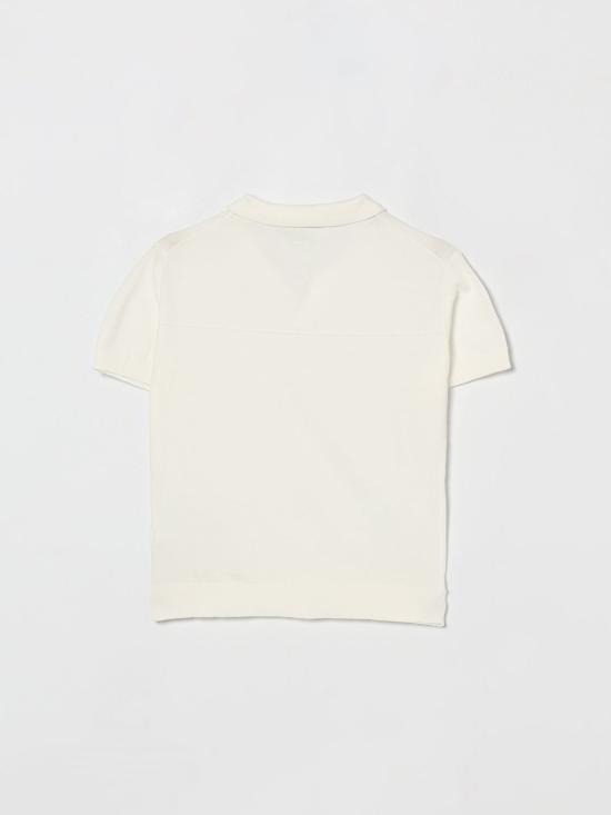 26SS [키즈] 파올로페코라 폴로 셔츠 PP4176 GESSO White - PAOLO PECORA
