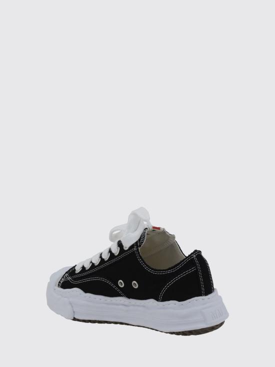26SS 메종 미하라 야스히로 행크 OG 솔 캔버스 로우탑 A05FW702 Black - MAISON MIHARA YASUHIRO