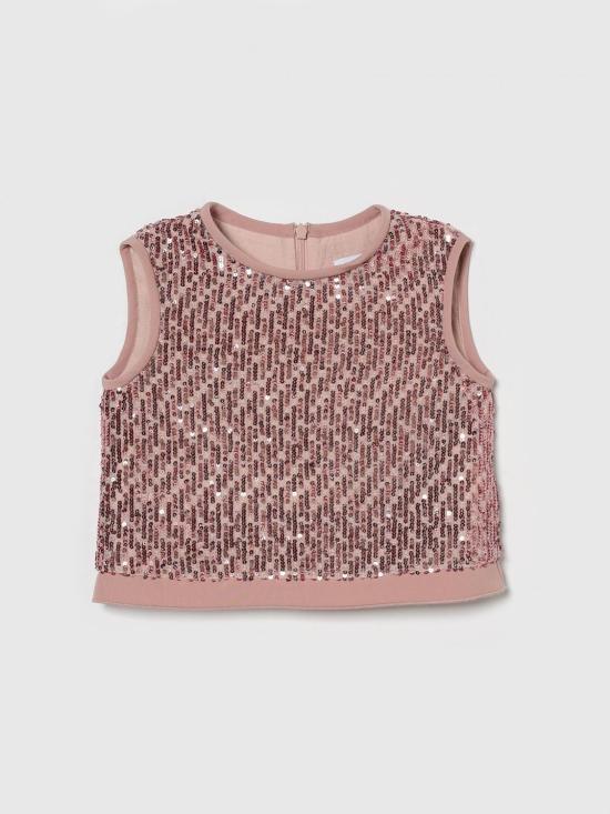 26SS [키즈] 돈답 탑 DFCA0600TV122 C005 Pink