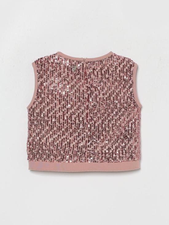 26SS [키즈] 돈답 탑 DFCA0600TV122 C005 Pink - DONDUP