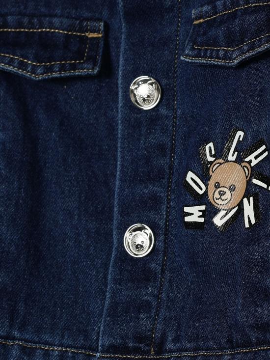 26SS [키즈] 모스키노 캐주얼 자켓 MUS035L0E34 41104 Denim - MOSCHINO