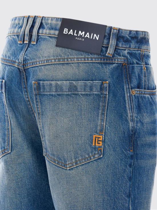 26SS 발망 데님 팬츠 GH1MI043DG10 6AW Blue - BALMAIN
