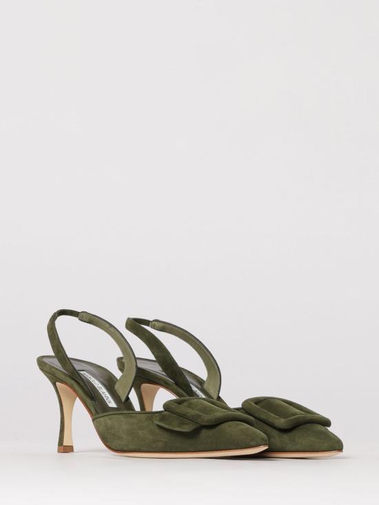 26SS 마놀로 블라닉 힐/펌프스 21901820040 3522 Kaki - MANOLO BLAHNIK