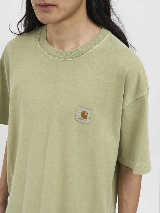 26SS 칼하트 WIP 숏슬리브 넬슨 티셔츠 I029949 3IEGD Green - CARHARTT WIP