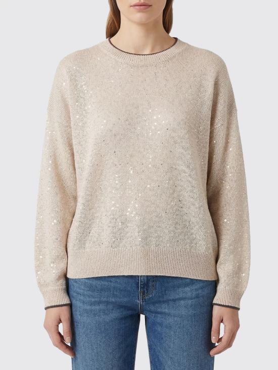 26SS 브루넬로 쿠치넬리 스웨터 MDT796410 CUW40 Nude