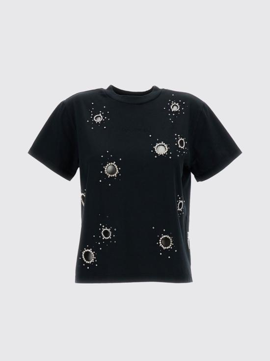 26SS 데 펨메스 반팔 티셔츠 D102JH D0900 Black - DES PHEMMES