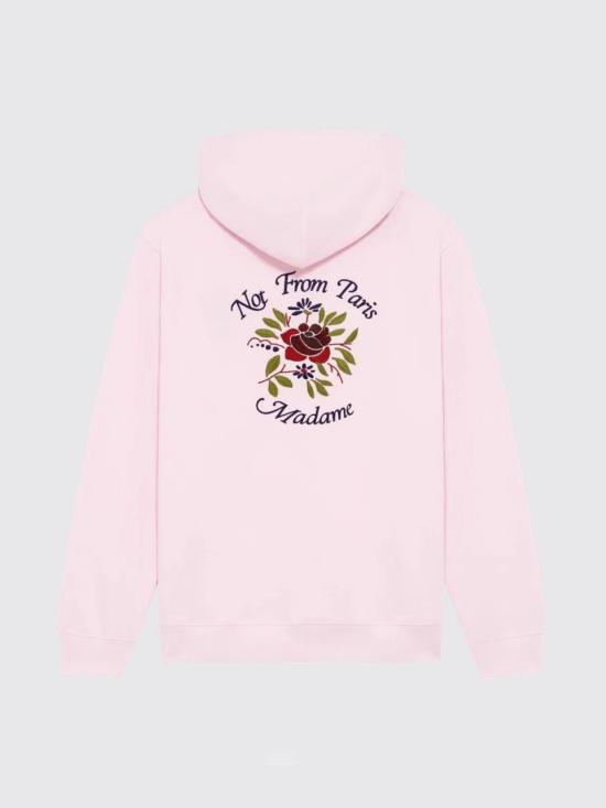 26SS 드롤드무슈 후드 티셔츠 JHO169CO127 LPI Pink - DROLE DE MONSIEUR