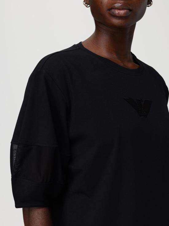 26SS 엠포리오 아르마니 반팔 티셔츠 EW004390AF13318 UC001 Black - EMPORIO ARMANI