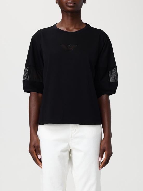 26SS 엠포리오 아르마니 반팔 티셔츠 EW004390AF13318 UC001 Black