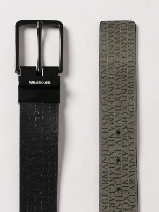 26SS 알마니 가죽 벨트 9513252F800 05021 Black - ARMANI