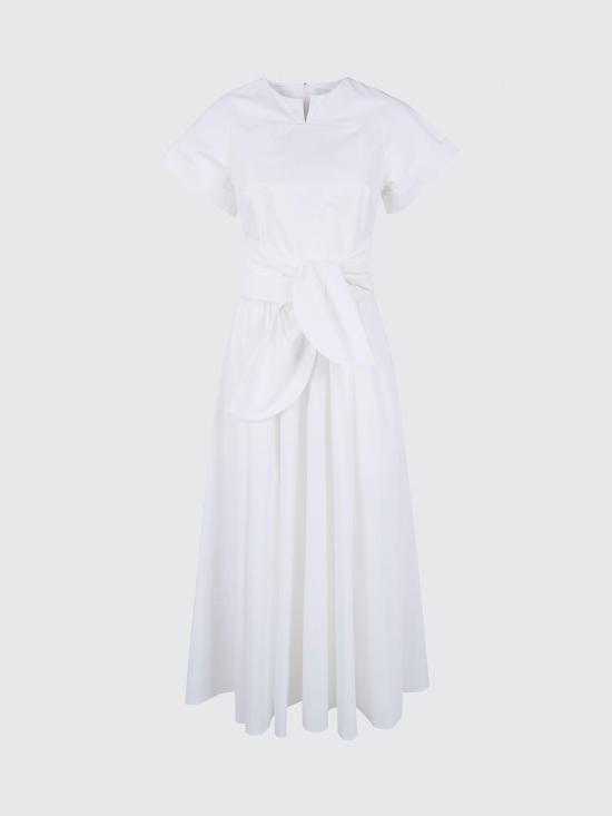 26SS 파투 롱 원피스 DR2410244 001W White - PATOU