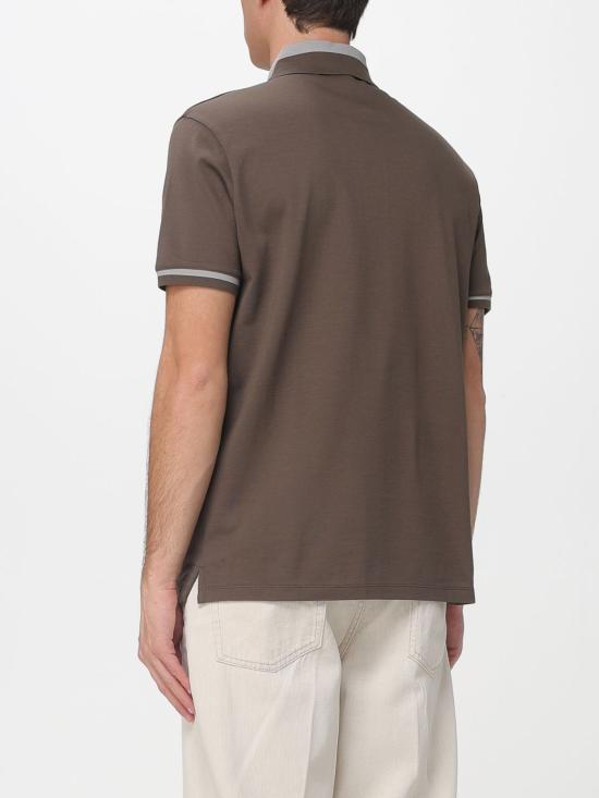 26SS 엠포리오 아르마니 폴로 티셔츠 EM005798AF12955 U6200 Brown - EMPORIO ARMANI