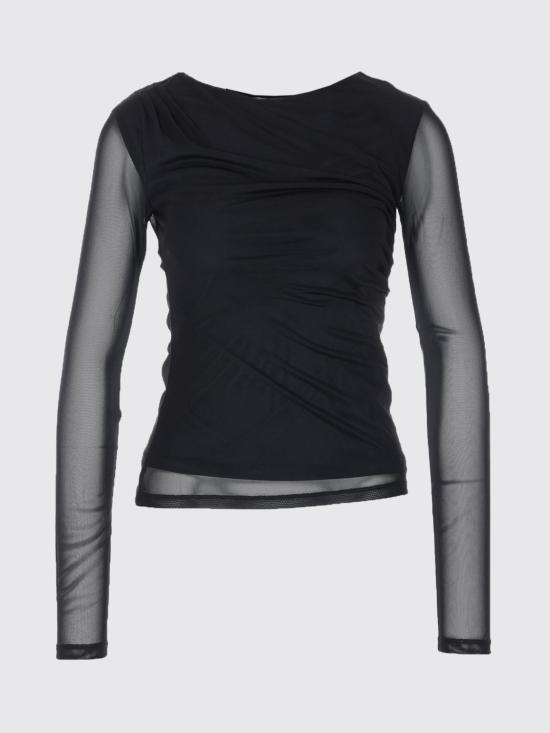 26SS 파트리지아페페 긴팔 티셔츠 8M1783J376 K103 Black - PATRIZIA PEPE