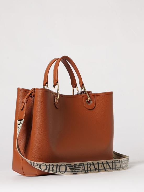 26SS 엠포리오 아르마니 MYEA 미디엄 쇼퍼백 EW000360AF12103 M6030 Brown - EMPORIO ARMANI