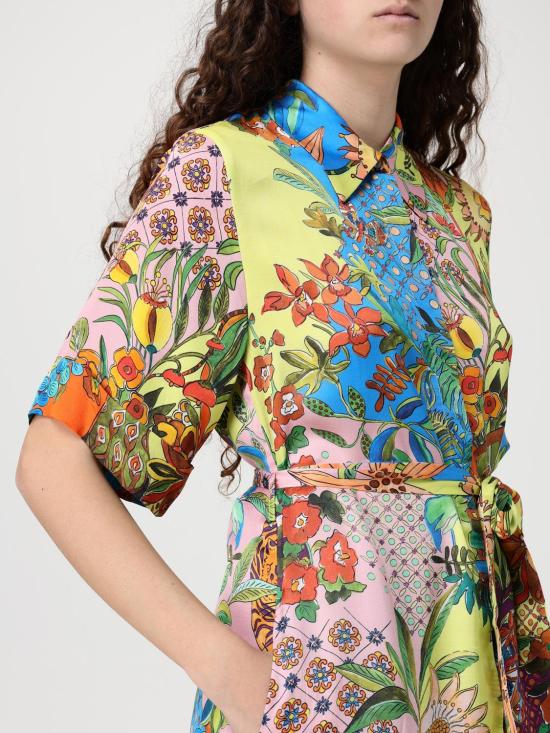 26SS 리우조 롱 원피스 WA6482T471A P9363 Multicolor - LIU JO