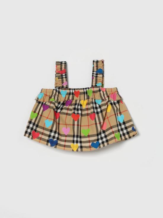 26SS [키즈] 버버리 탑 8121305 A8972 Beige - BURBERRY