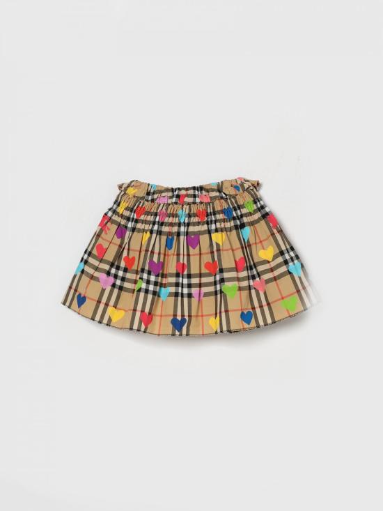26SS [키즈] 버버리 스커트 8121299 A8972 Beige - BURBERRY