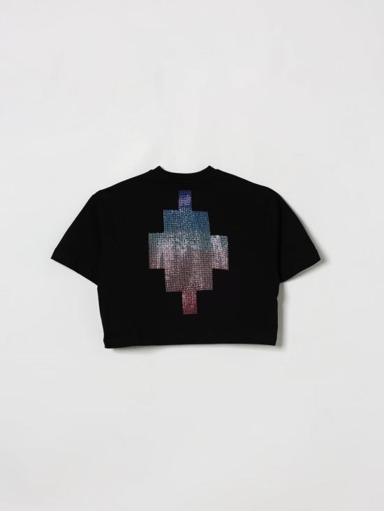 26SS [키즈] 컨트리 오브 밀란 티셔츠 S6CMJGTH109 110 Black - COUNTY OF MILAN