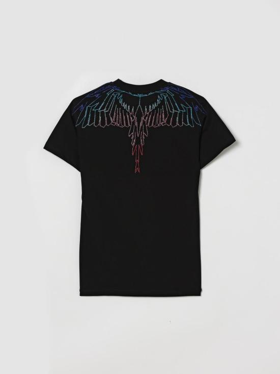 26SS [키즈] 컨트리 오브 밀란 티셔츠 S6CMJGDR112 110 Black - COUNTY OF MILAN