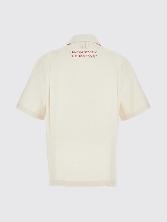 26SS 자크뮈스 반팔 셔츠 26ESHM00573AW00731 110 White - JACQUEMUS