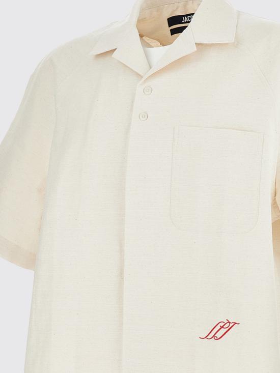 26SS 자크뮈스 반팔 셔츠 26ESHM00573AW00731 110 White - JACQUEMUS