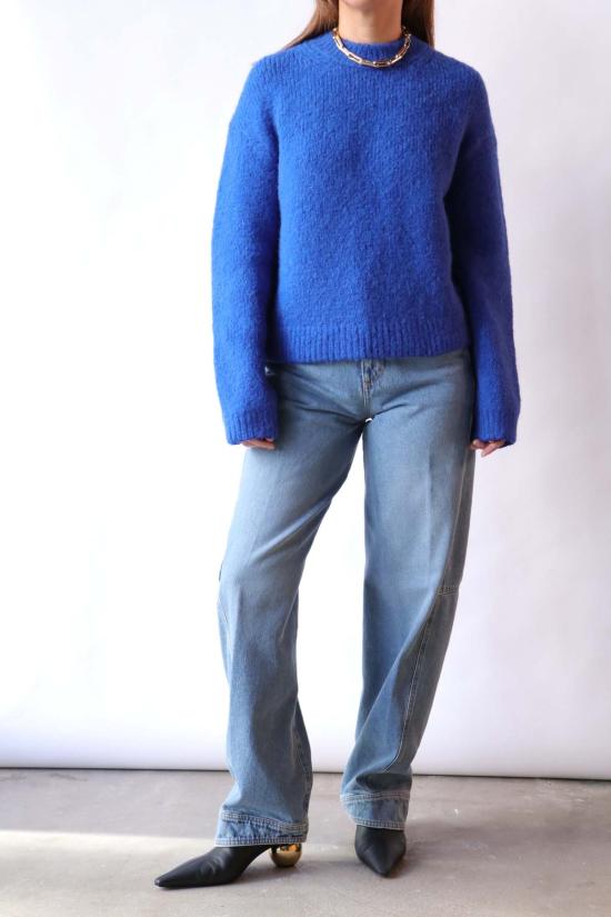  클로즈드 긴팔 티셔츠 닫힌 크루넥 긴팔 탑 - CLOSED