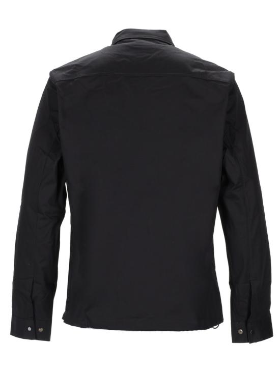 26SS 씨피 컴퍼니 메트로폴리스 시리즈 가바딘 집 오버셔츠 20CLOS062A 006472A999 BLACK - C.P. COMPANY