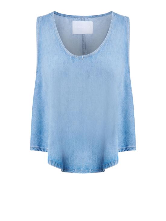 26SS 돈답 긴팔 티셔츠 DC454 DF0266D MC6800 Blue