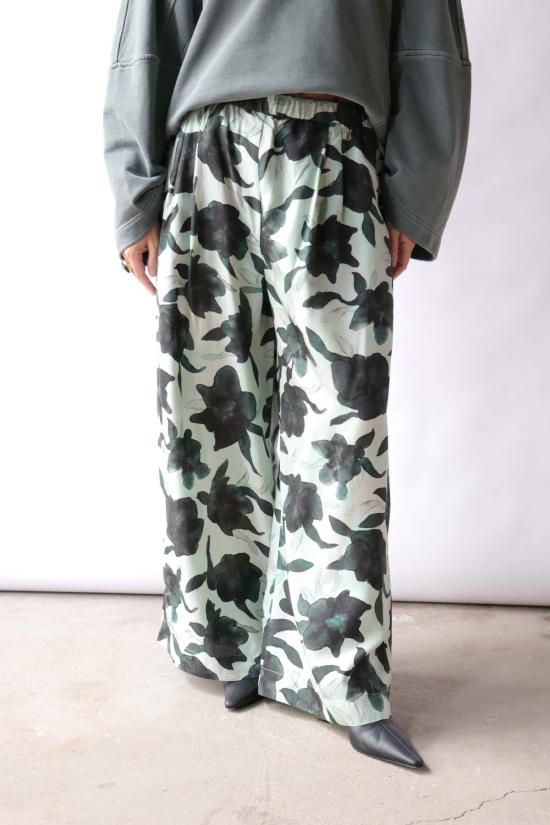  크리스티앙 뵈이넝스 크롭 팬츠 Christian Wijnants 피마 팬츠 민트색 헬레보어 - CHRISTIAN WIJNANTS