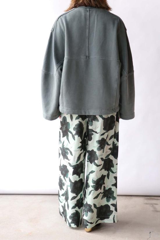  크리스티앙 뵈이넝스 크롭 팬츠 Christian Wijnants 피마 팬츠 민트색 헬레보어 - CHRISTIAN WIJNANTS