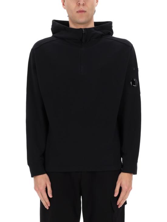 26SS 씨피 컴퍼니 후드 티셔츠 20CMSS023A 002246G999 BLACK - C.P. COMPANY