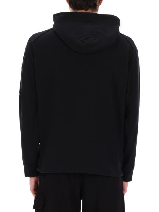 26SS 씨피 컴퍼니 후드 티셔츠 20CMSS023A 002246G999 BLACK - C.P. COMPANY