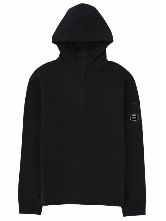 26SS 씨피 컴퍼니 후드 티셔츠 20CMSS023A 002246G999 BLACK