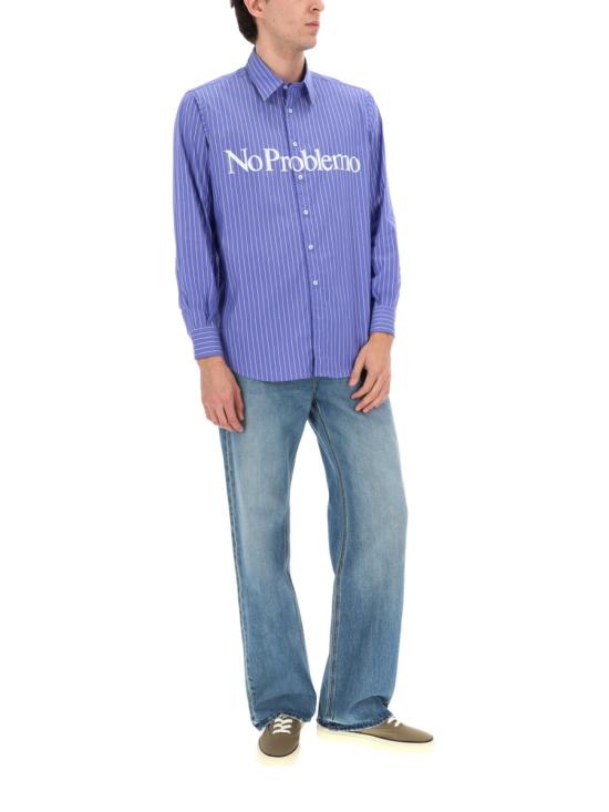 26SS 노프라블레모 긴팔 셔츠 NP4010205 NAVY BLUE - NO PROBLEMO