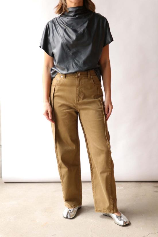  티더블유피 반팔 티셔츠 Twp 모크넥 티셔츠 미드나잇 - TWP