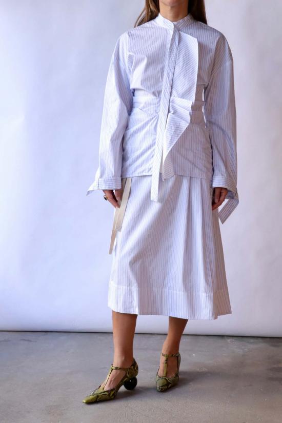  리 매튜스 미디 스커트 페기 스커트 - LEE MATHEWS