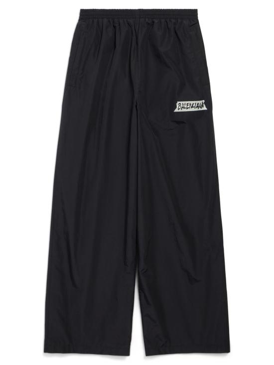 26SS 발렌시아가 마스킹 테이프  트랙팬츠 857634 TPQ381000 Black