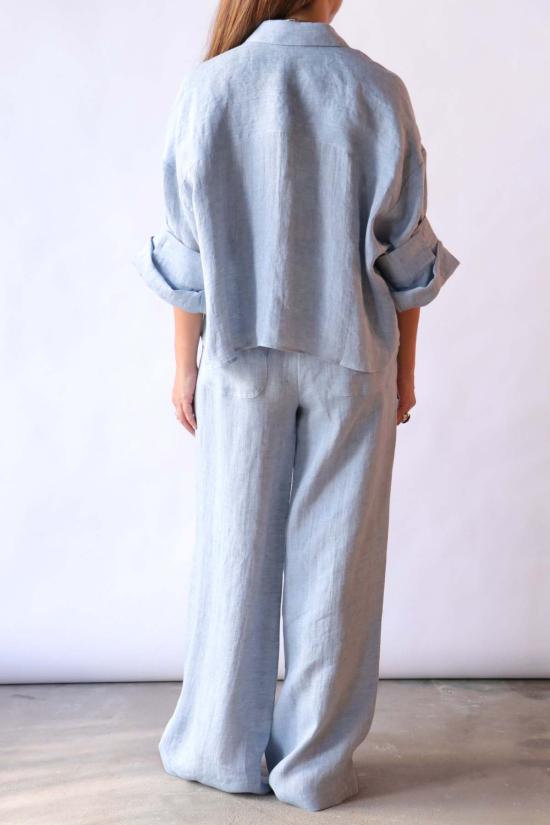  티더블유피 팔라초 팬츠 타운십 메인 스트리트 팬트 라이트 인디고 - TWP