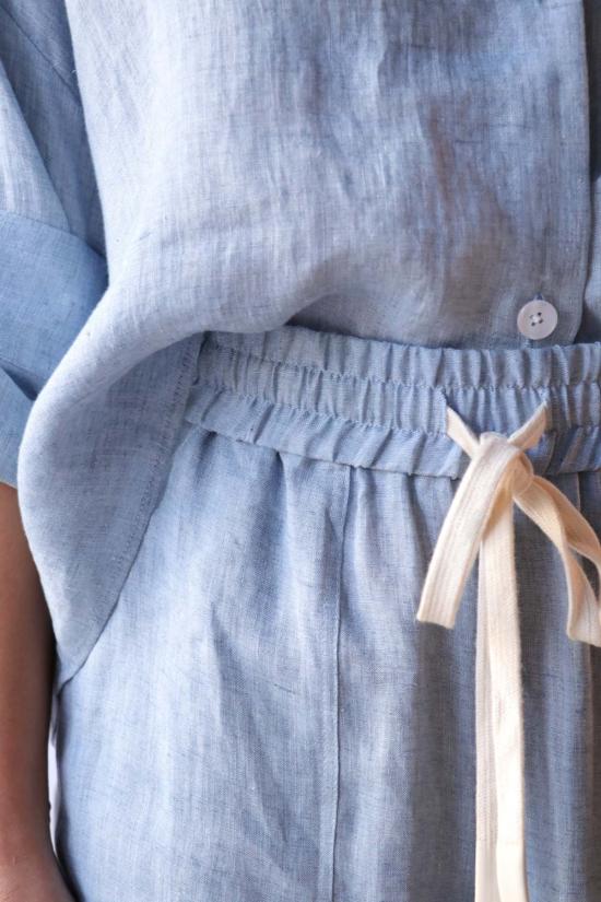  티더블유피 팔라초 팬츠 타운십 메인 스트리트 팬트 라이트 인디고 - TWP